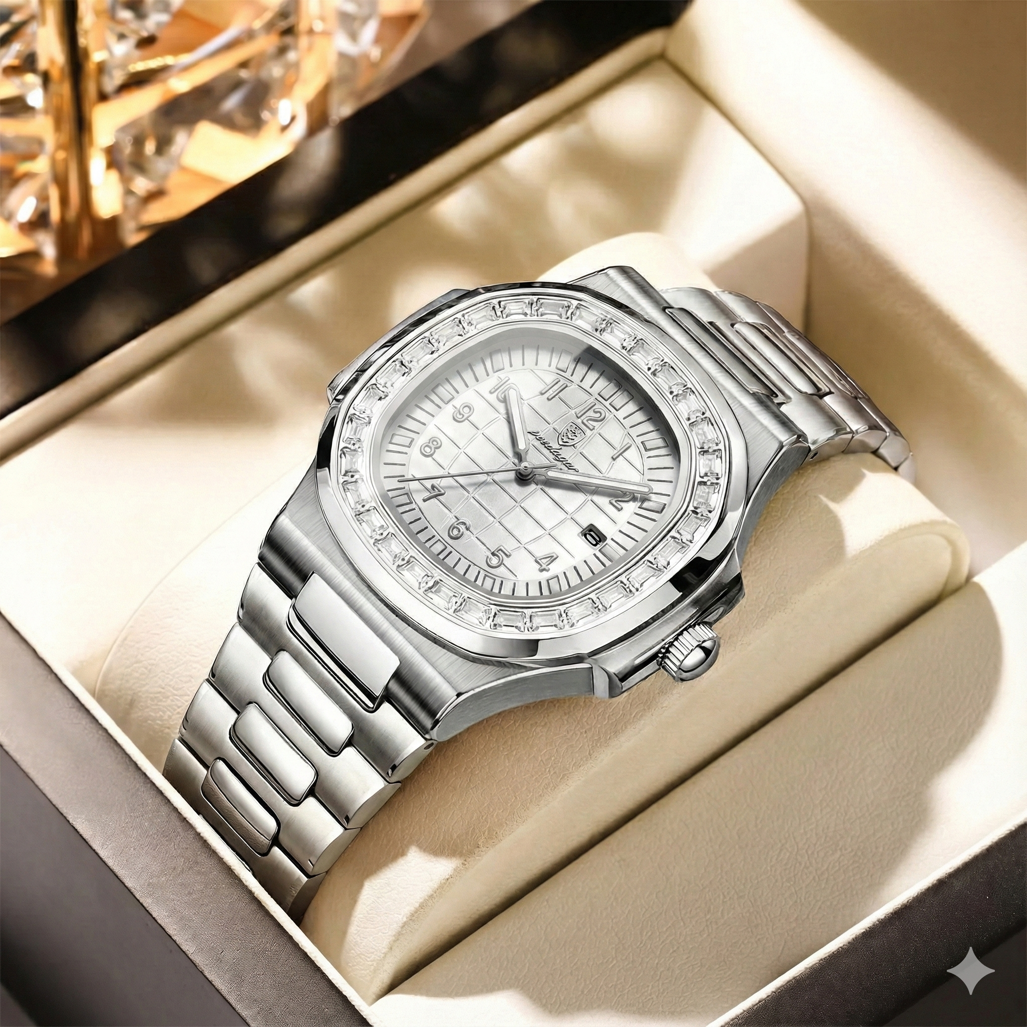 Men's 100M Waterproof Watch | Japanese Quartz Nautilus