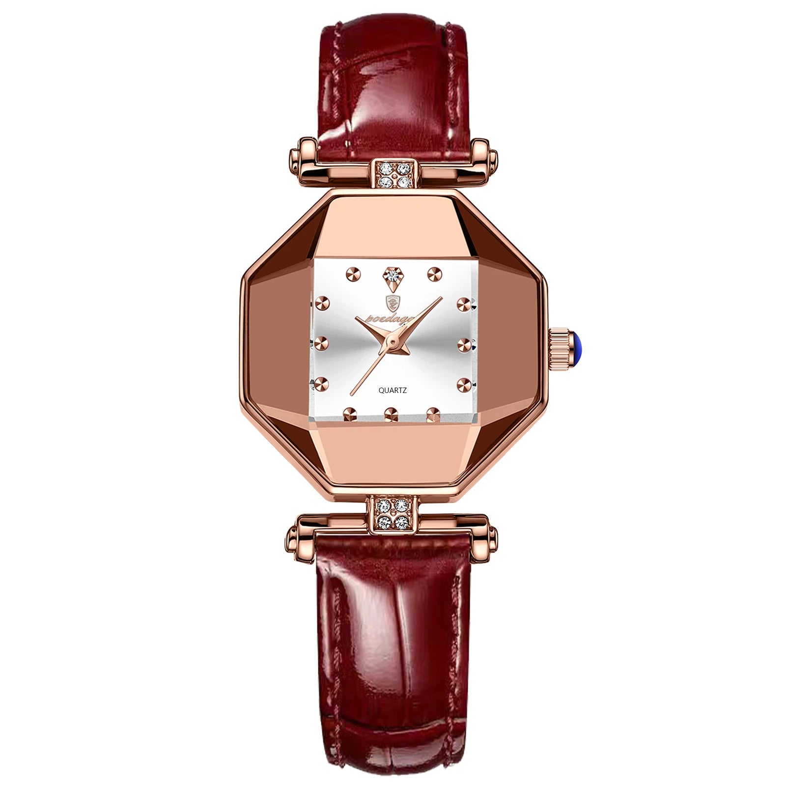 Ladies' Luxury Dress Watch | Genuine Leather Strap & Waterproof