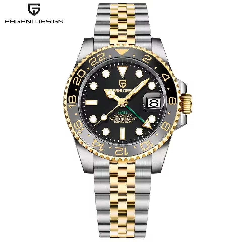 V3 GMT Automatic Men's Watch - 40mm Stainless Steel & Sapphire Crystal