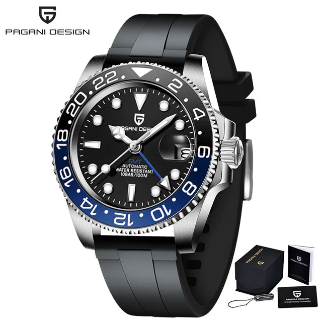 V3 GMT Automatic Men's Watch - 40mm Stainless Steel & Sapphire Crystal