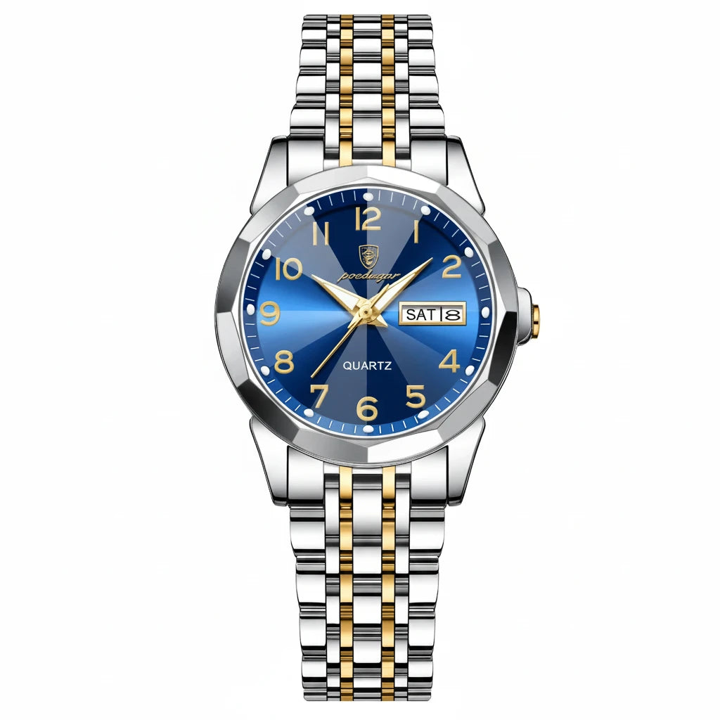 Luxury Women’s Watch | Waterproof Stainless Steel Quartz Wristwatch