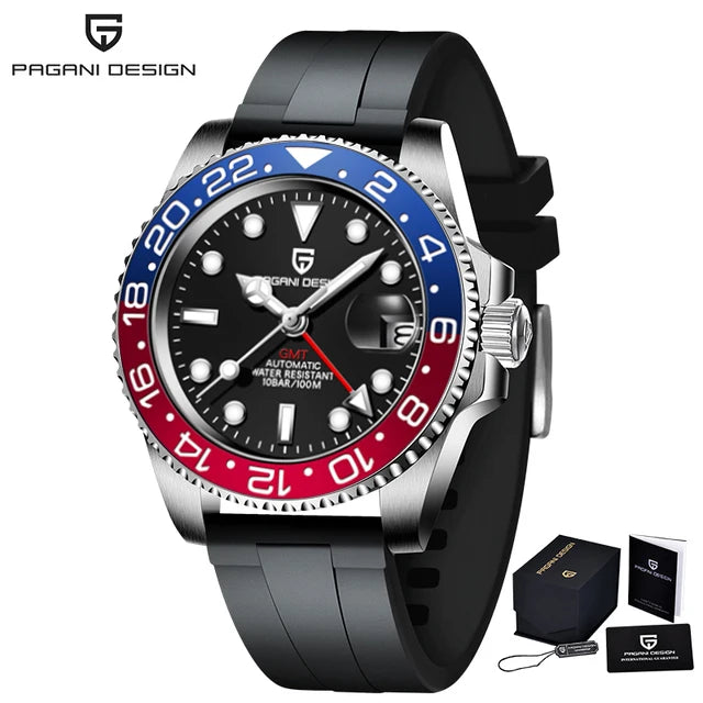 V3 GMT Automatic Men's Watch - 40mm Stainless Steel & Sapphire Crystal