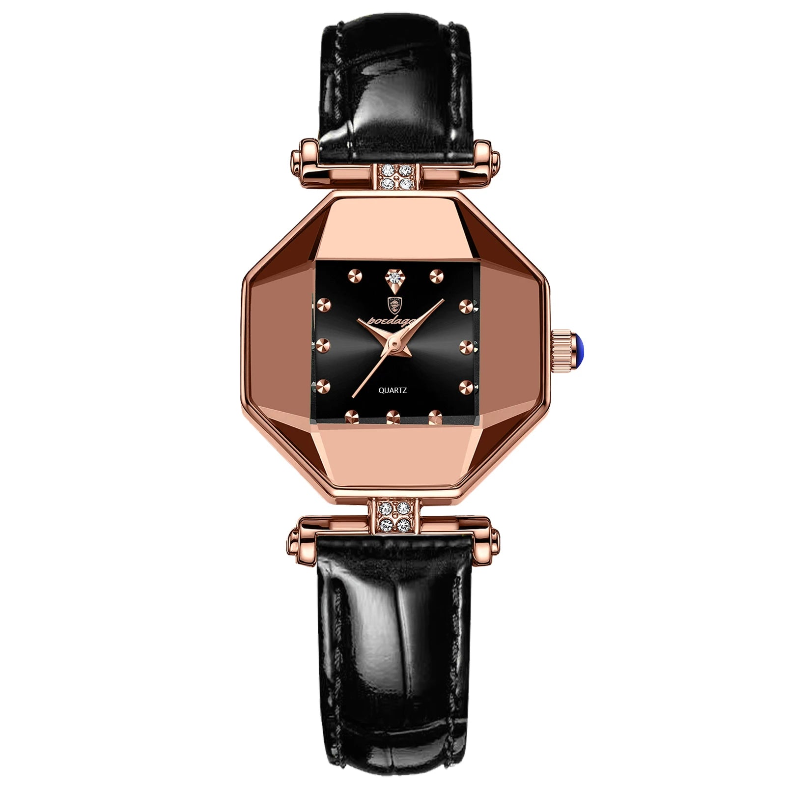 Ladies' Luxury Dress Watch | Genuine Leather Strap & Waterproof