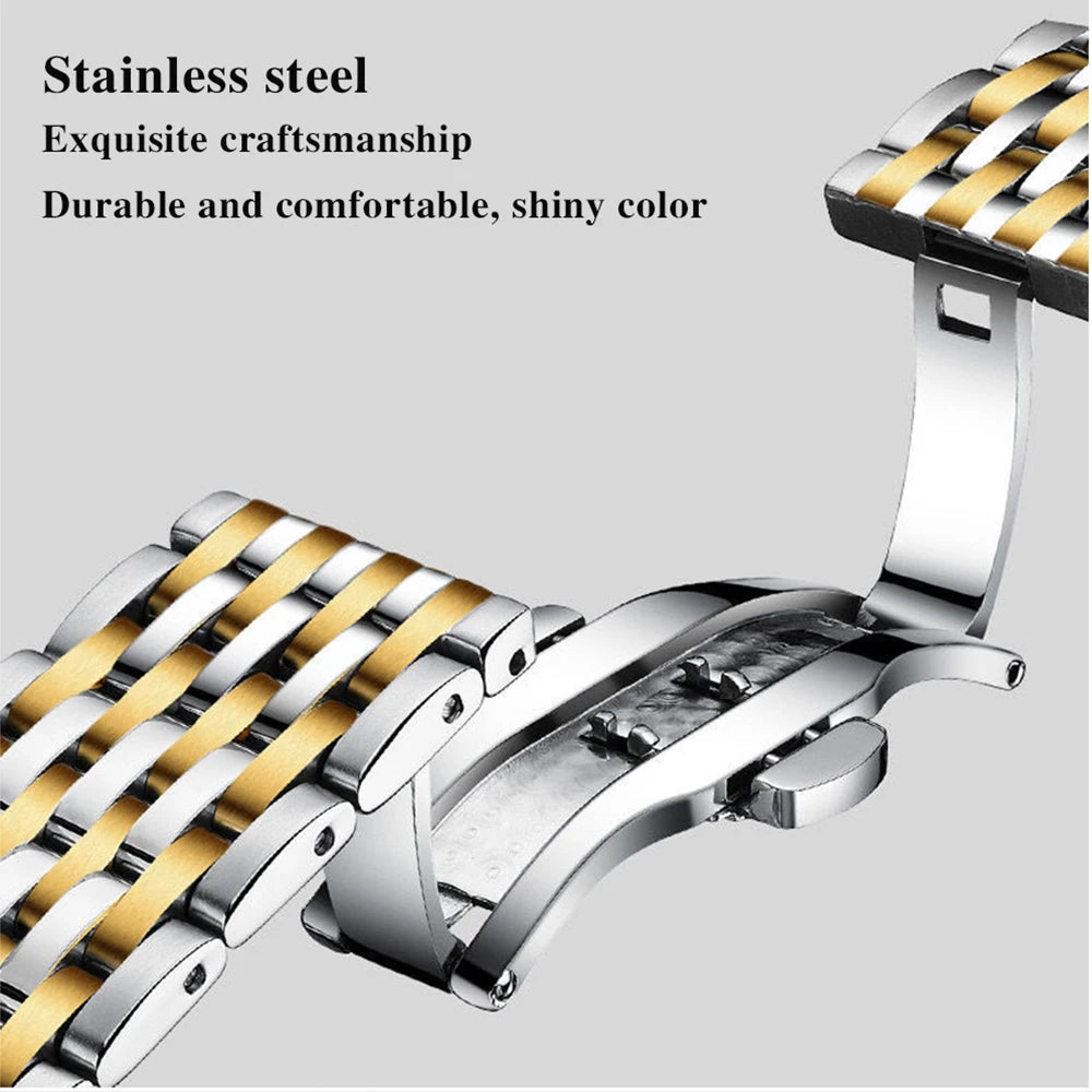 Men's Waterproof Business Watch - Luminous Day-Date Quartz