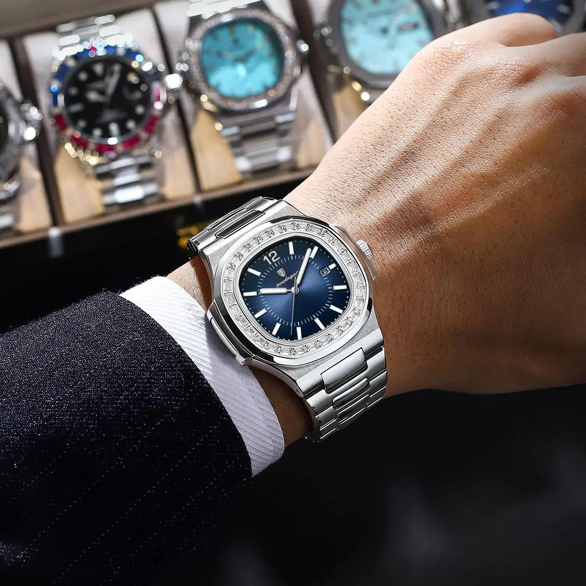 Men's 100M Waterproof Watch | Japanese Quartz Nautilus