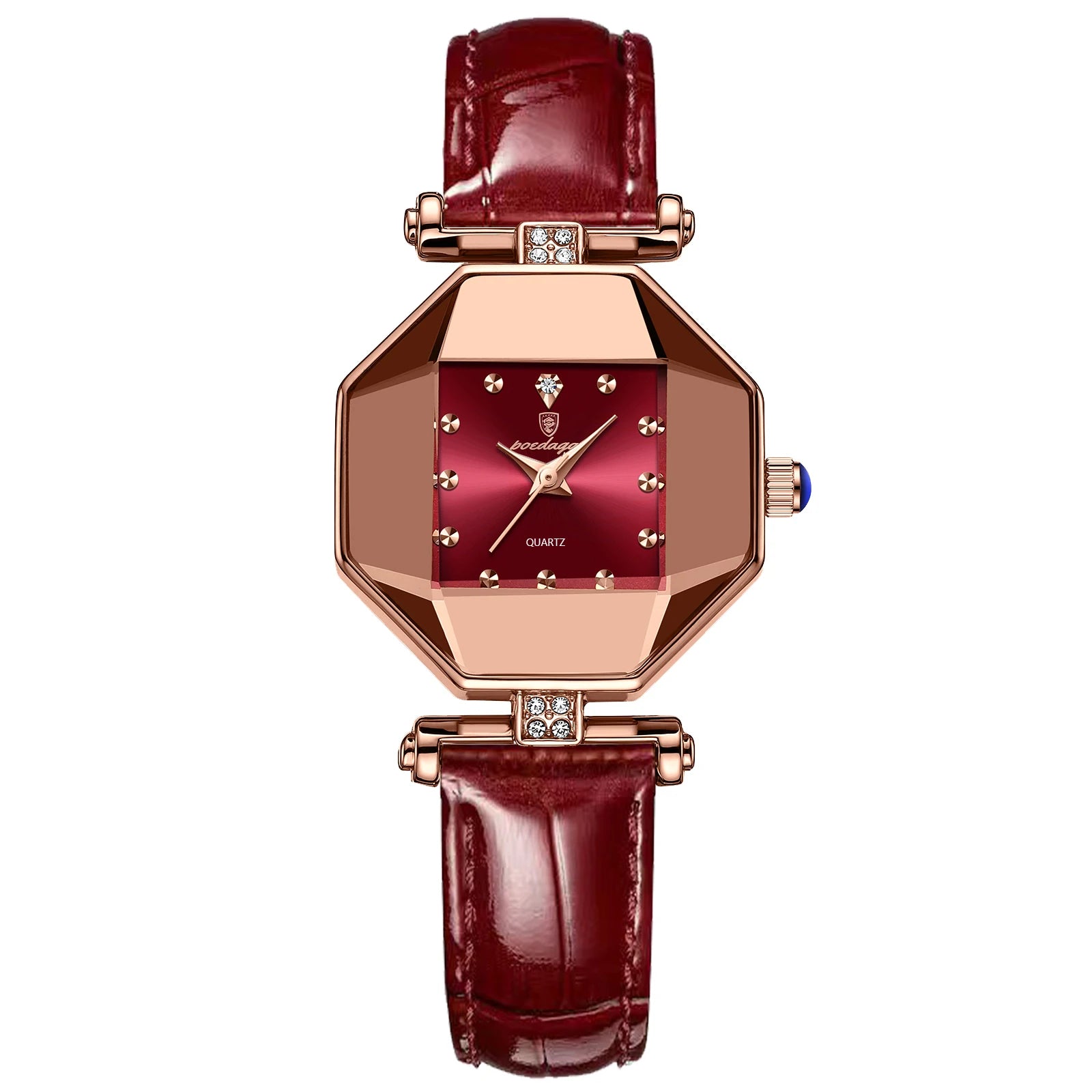 Ladies' Luxury Dress Watch | Genuine Leather Strap & Waterproof