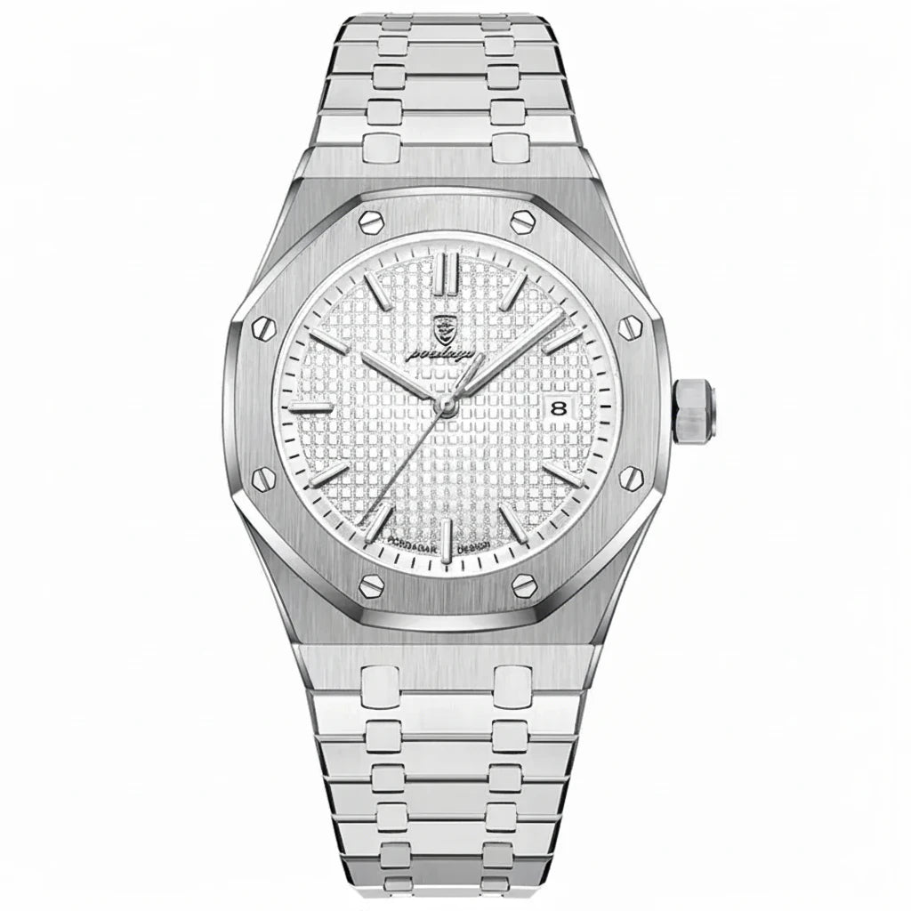 Men's Luxury Chronograph Watch | 24-Hour Dial & Date Display